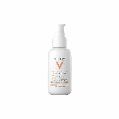 VICHY CAPITAL SOLEIL AGE DAILY PROTETOR SOLAR ANTI-IDADE FPS60 COR 02 CLARA 40G