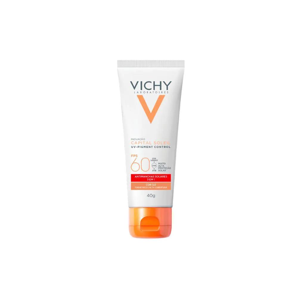 VICHY CAPITAL SOLEIL UV-PIGMENT CONTROL FPS60 3.0 PROTETOR SOLAR FACIAL ANTIMANCHAS 40G