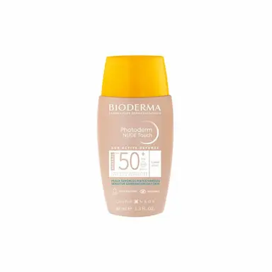 BIODERMA PHOTODERM NUDE TOUCH PROTETOR SOLAR FACIAL MATTE FPS50+ CLARO 40ML