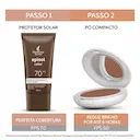 MANTECORP EPISOL COLOR PROTETOR SOLAR FACIAL FPS70 TOM 5 NEGRO 40ML