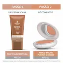 MANTECORP EPISOL COLOR PROTETOR SOLAR FACIAL FPS70  TOM 3 MéDIO 40ML