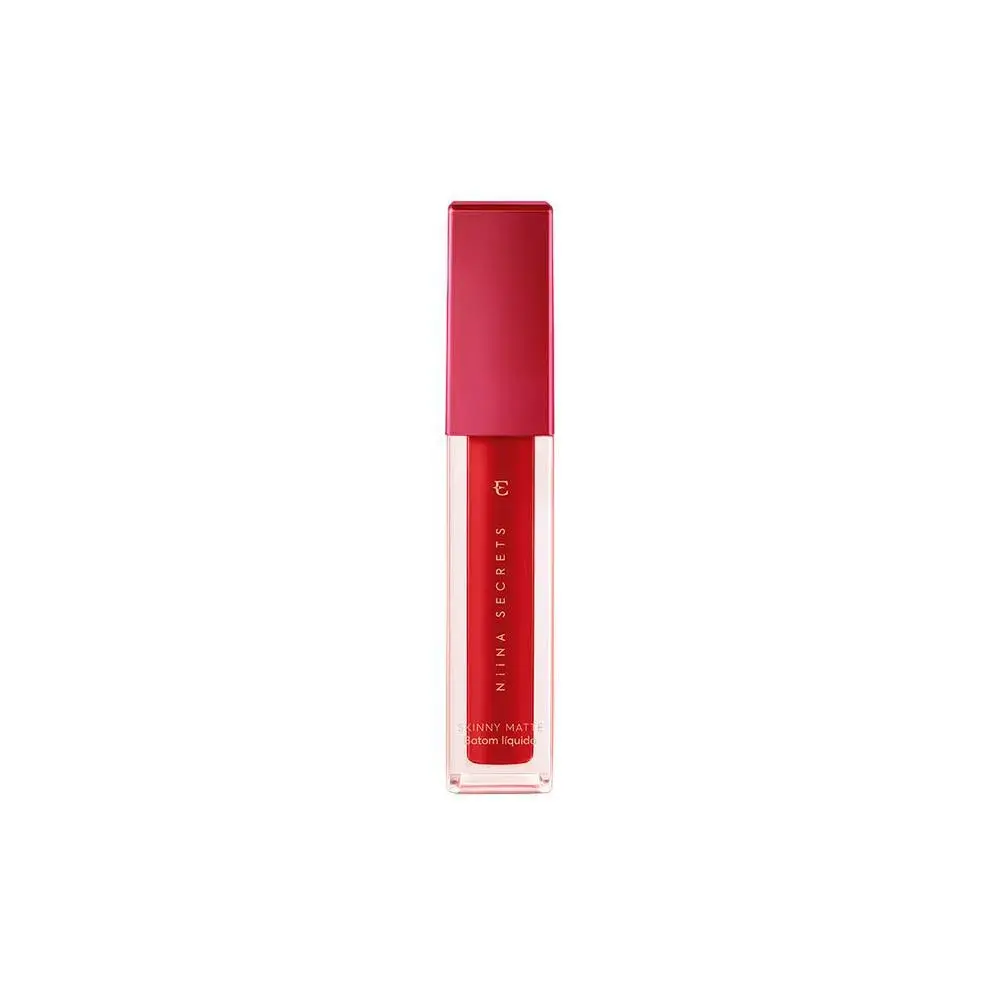 EUD NIINA SECRETS SKINNY MATTE BATOM VERMELHO HIBISCO 5ML