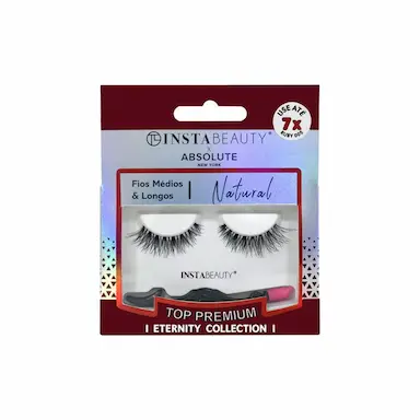 ABSOLUTE NEW YORK ETERNITY RUBY 005 CíLIOS POSTIçOS LONGO NATURAL PRETO 1 PAR