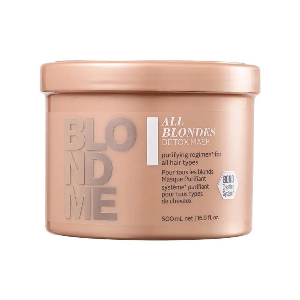 SCHWARZKOPF PROFESSIONAL BLONDME ALL BLONDES DETOX MáSCARA DE RECONSTRUçãO 500ML