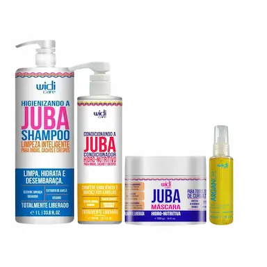 KIT WIDI CARE JUBA HIGIENIZANDO 1L CONDIC MASC E ARGAN OIL