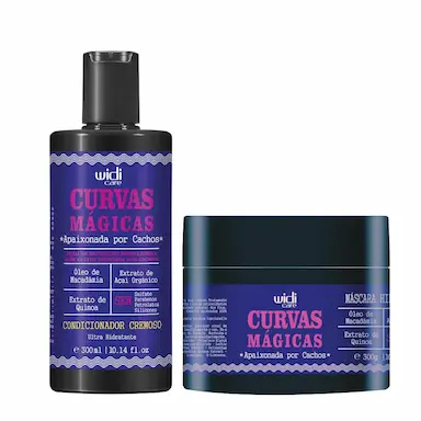 KIT WIDI CARE CURVAS MáGICAS - CONDICIONADOR E MASCARA 300G
