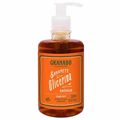 SABONETE LíQUIDO GLICERINA AMêNDOA 300 ML