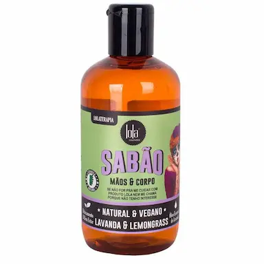 SABONETE LíQUIDO LAVANDA E LEMONGRASS 250 ML - LOLA