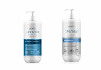 KIT HIDRADEEP INTESIVE 400G + HIDRADEEP GEL DE BANHO 400G