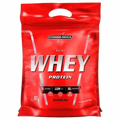 NUTRIWHEY PROTEIN INTEGRALMEDICA SABOR BAUNILHA 907G