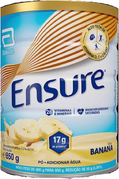 SUPLEMENTO NUTRICIONAL ENSURE BANANA 850G