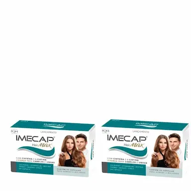 KIT C/2 IMECAP HAIR MAX 30 CÁPSULAS