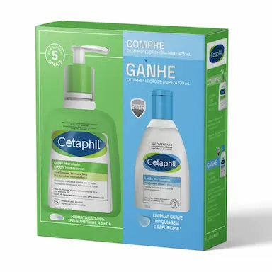KIT CETAPHIL LIMPEZA &amp;amp;AMP; LOçãO HIDRATANTE 2 PRODUTOS