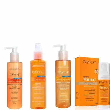 KIT PAYOT CUIDADO COM A PELE VITAMINA C (4 PRODUTOS)