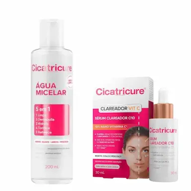 KIT CICATRICURE SÉRUM 30ML + ÁGUA MICELAR 200ML