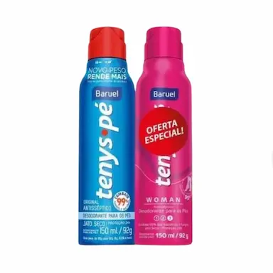 TENIS PÉ BARUEL JATO SECO ORIGINAL + JATO SECO WOMEN 92G