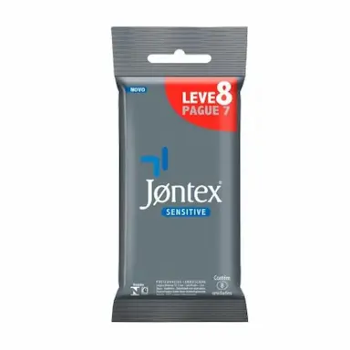 CAMISINHA JONTEX SENSITIVE COM 8 UNIDADES