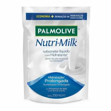 REFIL SABONETE LíQUIDO PALMOLIVE NUTRI-MILK HIDRATANTE COM 200ML