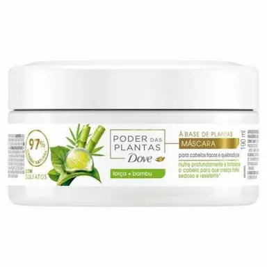 MÁSCARA CAPILAR DOVE PODER DA PLANTAS FORÇA + BAMBU 190ML