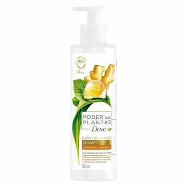 SHAMPOO DOVE PODER DAS PLANTAS PURIFICAÇÃO + GENGIBRE - 300ML