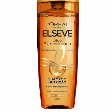 SHAMPOO NUTRIÇÃO ELSEVE ÓLEO EXTRAORDINÁRIO COM 400ML