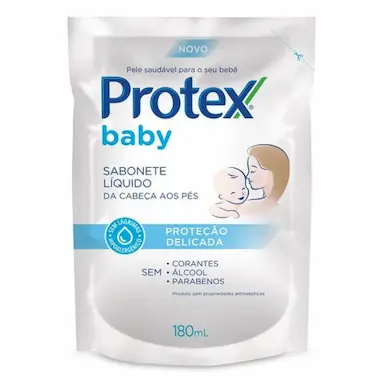 REFIL SABONETE LÍQUIDO PROTEX BABY CABEÇA AOS PÉS 180ML