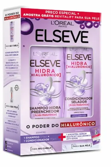 KIT ELSEVE HIDRA HIALURôNICO REVITALIFT