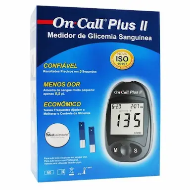 MEDIDOR DE GLICEMIA SANGUíNEA ON CALL PLUS II MEDLEVENSOHN