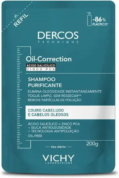 VICHY DERCOS OIL-CORRECTION SHAMPOO PURIFICANTE REFIL 200G
