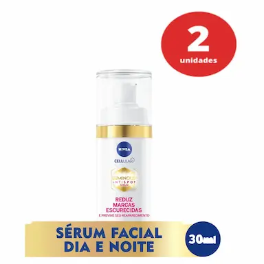 KIT C/2 NIVEA SÉRUM FACIAL LUMINOUS 630° ANTISPOT 30ML