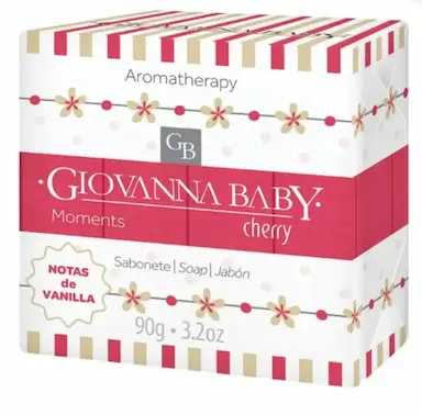 SABONETE EM BARRA GIOVANNA BABY MOMENTS CHERRY 90G