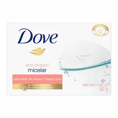 SABONETE EM BARRA DOVE ANTI-STRESS MICELAR 90G