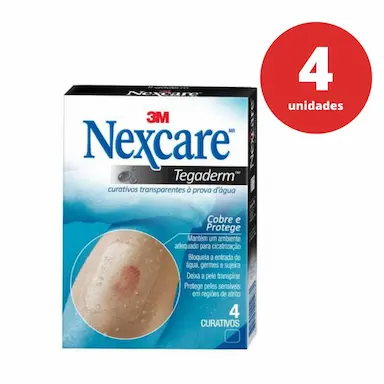 KIT C/4 CURATIVO NEXCARE 3M TEGADERM  - 4 UNIDADES
