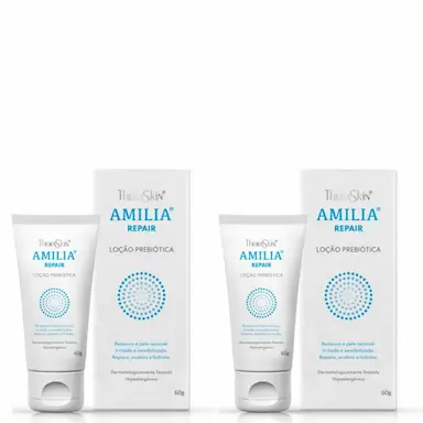 KIT 2 LOÇÃO PREBIÓTICA AMILIA REPAIR 60G
