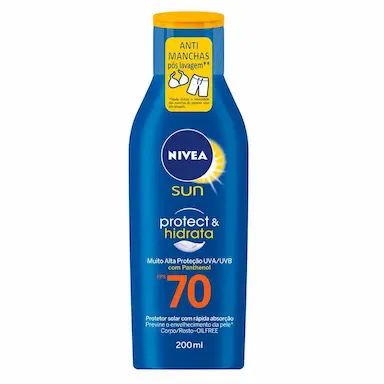 PROTETOR SOLAR NIVEA SUN PROTECT &amp;amp;AMP; HIDRATA FPS70 200ML
