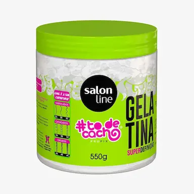 GELATINA #TODECACHO SUPER DEFINIçãO SALON LINE 550G