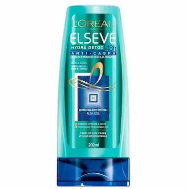 CONDICIONADOR L`ORÉAL PARIS REEQUILIBRANTE ELSEVE HYDRA-DETOX ANTI-CASPA 200ML