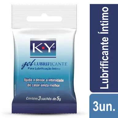 GEL LUBRIFICANTE ÍNTIMO K-Y 3 UNIDADES 5G