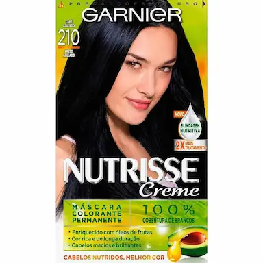 TINTURA PERMANENTE NUTRISSE CREME 210 PRETO JABUTICABA