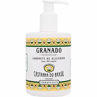 SABONETE LÍQUIDO GRANADO TERRAPEUTICS CASTANHA DO BRASIL 300ML