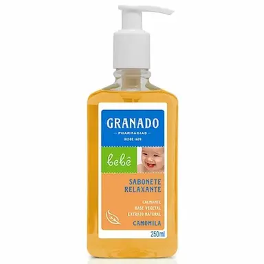 SABONETE LÍQUIDO GRANADO BEBÊ CAMOMILA 250ML