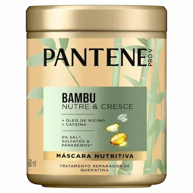 PANTENE BAMBU NUTRIÇÃO E CRESCIMENTO MÁSCARA DE TRATAMENTO  600ML