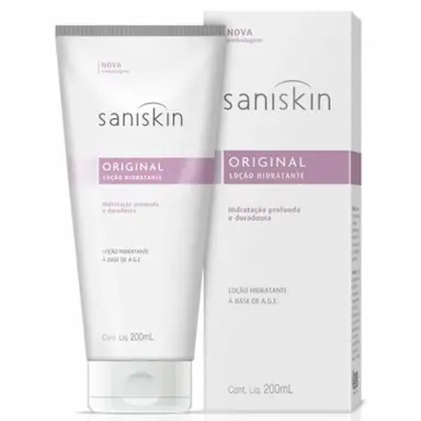 LOÇÃO HIDRATANTE SANISKIN PARA PELE SECA E EXTRA SECA 200ML