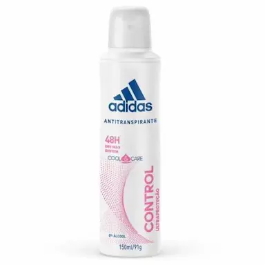 DESODORANTE AEROSSOL ANTITRANSPIRANTE ADIDAS FEMININO CONTROL 150ML