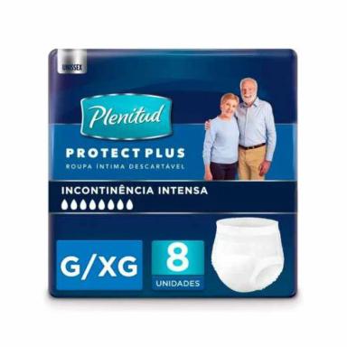 ROUPA ÍNTIMA DESCARTÁVEL PLENITUD PROTECT PLUS G/XG 8 UNIDADES