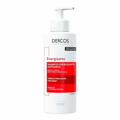 SHAMPOO ANTIQUEDA VICHY DERCOS ENERGIZANTE COM 400M