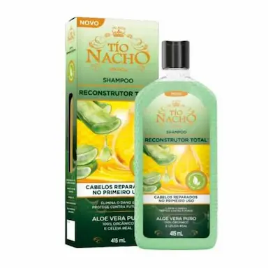 SHAMPOO TIO NACHO RECONSTRUTOR TOTAL 415ML