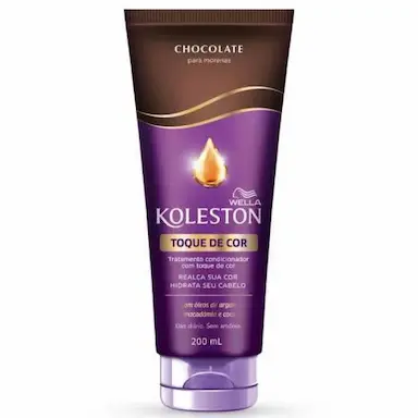 TRATAMENTO CONDICIONADOR KOLESTON TOQUE DE COR CHOCOLATE 200ML