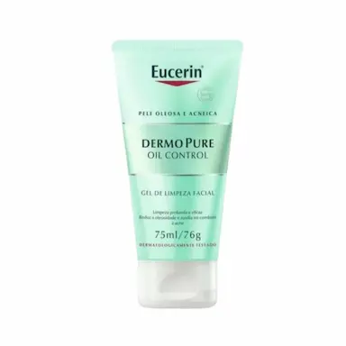 GEL DE LIMPEZA FACIAL EUCERIN DERMO PURE OIL CONTROL 75ML