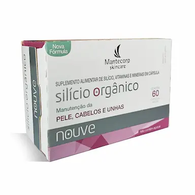 NUTRACêUTICO NOUVE SILíCIO ORGâNICO COM 60 CáPSULAS